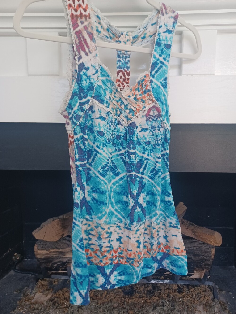 🩵💙💗🧡AMERICAN RAG CIE TIE DYE TANK TOP SMALL